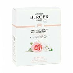 Maison Berger Paris Nadomestno polnilo za avtomobilski difuzor Chic Paris Paris Chic (Car Diffuser Recharge/Refill) 2 ko