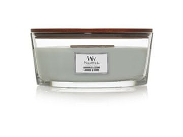 Woodwick Dišeča sveča Lavender & Cedar 453 g