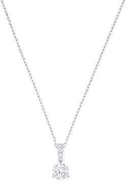 Swarovski Ogrlica z bleščečimi kristali Solitaire 5472635