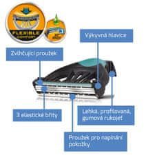 Wilkinson Sword Brivnik za enkratno uporabo za moške Xtreme3 ECO Green 4 kosi