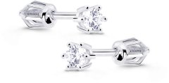 Cutie Jewellery Minimalistični uhani na stud Z8012-30-10-X-2