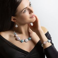 Lampglas Očarljivi uhani Pastel Dream s čistim srebrom v Lampglas Lampglas ERO8