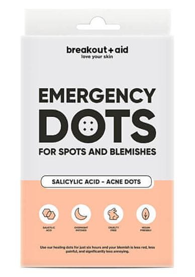Breakout + aid Obliži za akne s salicilno kislino Pike za nujne primere 72 kosov