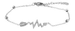 Troli Fina jeklena zapestnica Heartbeat VGS1103S