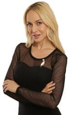 JwL Luxury Pearls Bleščeča biserna broška list JL0700