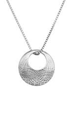 Hot Diamonds Lepa srebrna ogrlica z diamantom Quest DP833 (verižica, obesek)