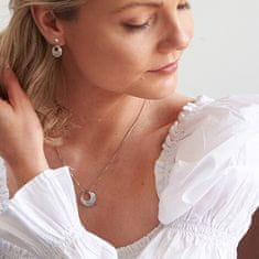 Hot Diamonds Lepa srebrna ogrlica z diamantom Quest DP833 (verižica, obesek)