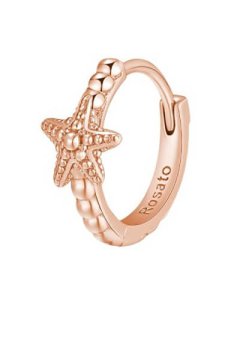 Rosato Bronasti enojni uhani Starfish Storie RZO056