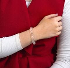 Zapestnica iz perlic iz fasetiranega kristala MINK49/17