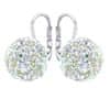 Očarljivi srebrni uhani z bleščečimi Swarovski silvegob36120w
