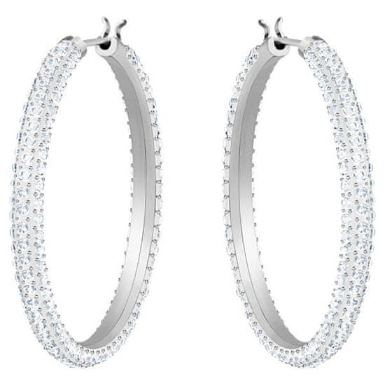 Swarovski Svetleči okrogli uhani Stone 5389432