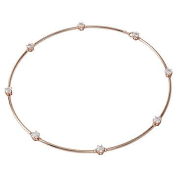 Swarovski Elegantna bronasta ogrlica s kristali Constella 5609710