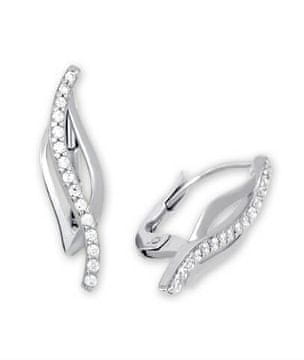 Elegantni uhani iz belega zlata 745 239 001 00579 0700000