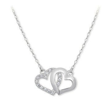 Romantična ogrlica povezana s srčki 279 001 00096 07