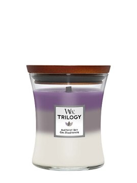 Woodwick Dišeča sveča srednja Trilogy Amethyst Sky 275 g