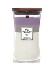Woodwick Velika dišeča sveča Trilogy Amethyst Sky 609,5 g
