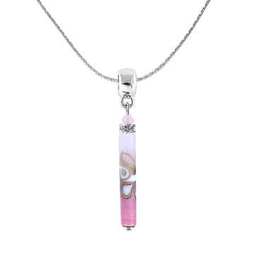 Lampglas Nežna ogrlica Good Mood z bisernim Lampglas NPR24