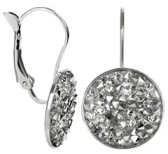 Levien Elegantni uhani Rocks Crystal Cal