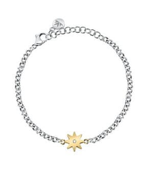 Morellato Razigrana dvobarvna zapestnica z zvezdico Maia SAUY11