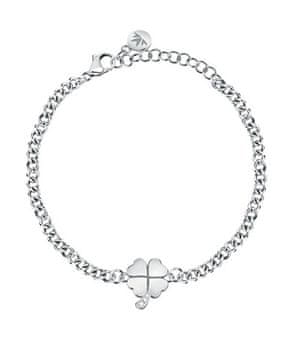 Morellato Očarljiva jeklena zapestnica za srečo Maia SAUY12