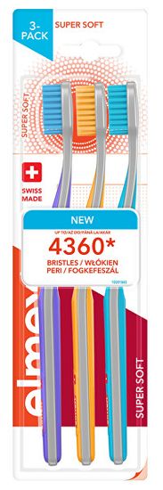 Elmex Zobna ščetka Super Soft Multipack 3 kos