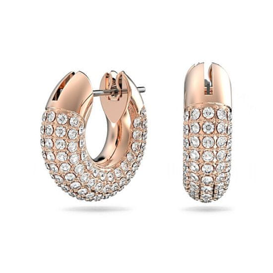 Swarovski Elegantni bronasti okrogli uhani Dextera 5636531