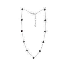 JwL Luxury Pearls Ogrlica iz nežnih 11 pravih črnih biserov JL0752