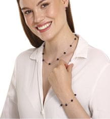 JwL Luxury Pearls Nežna zapestnica s črnimi biseri JL0753
