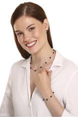 JwL Luxury Pearls Nežna zapestnica s črnimi biseri JL0753