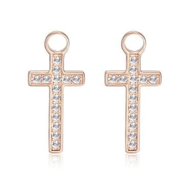 S'Agapõ Obeski za okrogle uhane Crosses Happy Ears SHE028