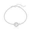 Elegantna srebrna zapestnica Tree of Life AGB409 / 21