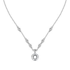 Morellato Bleščeča jeklena ogrlica s kristali Bagliori SAVO04