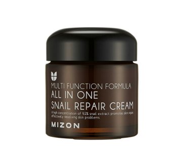MIZON Obnavljajoča krema za obraz s polži izločanje 92% (All In One Snail Repair Cream)