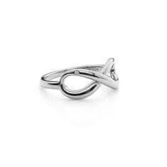 Hot Diamonds Srebrni prstan Hot Diamonds Infinity DR144 (Obseg 54 mm)