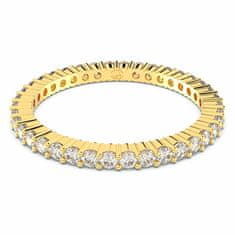 Swarovski Luksuzen pozlačen prstan Vittore 5028972 (Obseg 50 mm)