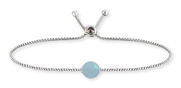 Engelsrufer Srebrna zapestnica z modrim ahatom ERB-LILGEM-BA