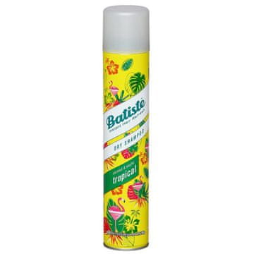 Batiste Suhi šampon za lase z vonjem tropskega sadja (Dry Shampoo Tropical With A Coconut & Exotic Fragrance