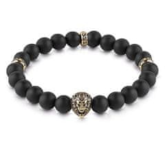 Guess Moška zapestnica iz perl Lion King JUMB01303JWYGT / U