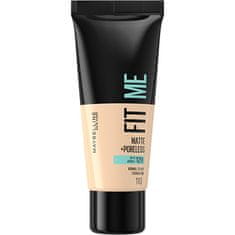 Maybelline Združevanje ličil z matiranim učinkom Fit Me! (Matte & Poreless Make-Up) 30 ml (Odtenek 120 Classic Ivory)