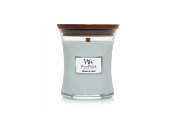 Woodwick Dišeča vaza za sveče majhna Magnolia Breza 85 g