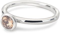 Hot Diamonds Srebrni prstan Emozioni Scintilla Champagne Loyalty ER016 (Obseg 54 mm)