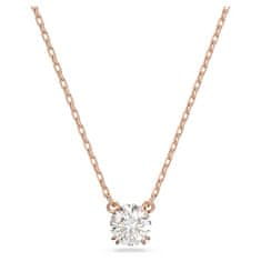 Swarovski Elegantna bronasta ogrlica s kristalom Constella 5636710