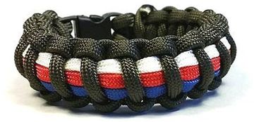 Cordell Paracord zapestnica Solomon TRIKOLORA
