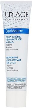 Uriage ( Repair ing Cica-Cream With Cu-Zn) Bariéderm Cica ( Repair ing Cica-Cream With Cu-Zn) ki vsebuje ba