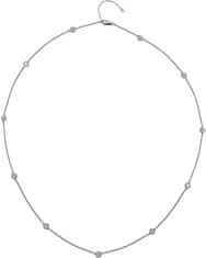 Hot Diamonds Luksuzna srebrna ogrlica s topazom in resničnim diamantnim vrhom DN131