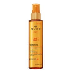 Nuxe Bronasto olje za porjavitev obraza in telesa SPF 30 Sun (Tanning Oil For Face And Body ) 150 ml