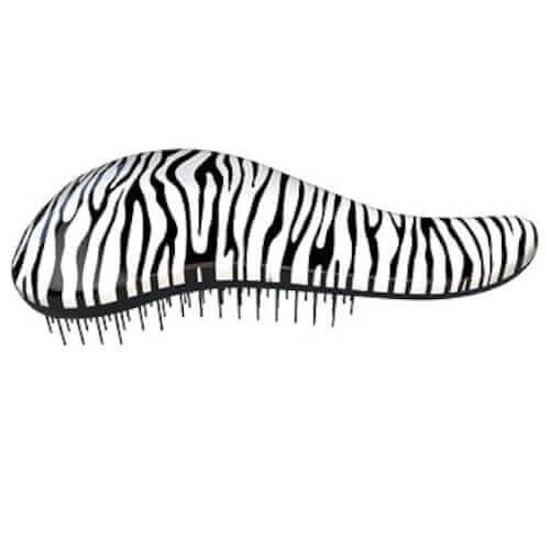 Dtangler Krtača za lase z ročajem Zebra White