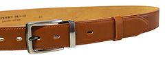 Penny Belts Moški usnjen socialni pas 35-020-2-42 rjav (Dolžina pasu 90 cm)