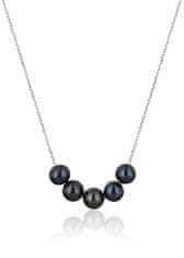 JwL Luxury Pearls Elegantna srebrna ogrlica s pravimi rečnimi biseri JL0783