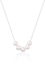 JwL Luxury Pearls Fina srebrna ogrlica s pravimi rečnimi biseri JL0782